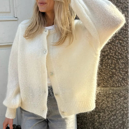 Casual Soft Single Breasted Cardigan Sweater