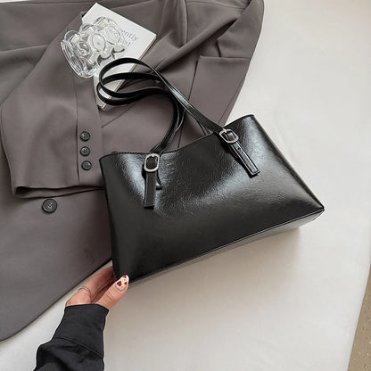 2025 Luxury PU Leather Tote Bag High Quality Large Shoulder Handbag For Women