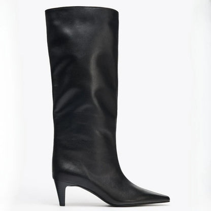 Brand Womens Rubber Boots Sexy Thigh High Heels Fashion Over The Knee Cowboy Boots For Women Rain Sexy Style