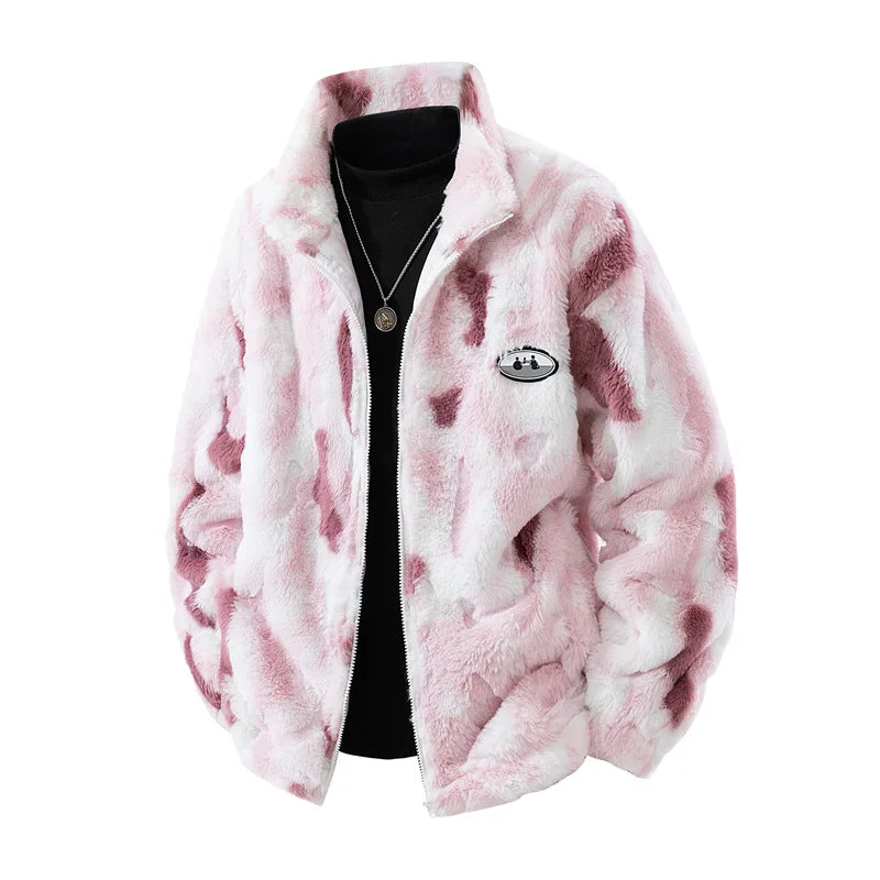 Plus Size Furry Warm Jacket for Effortless Cozy Chic Winter Street Style