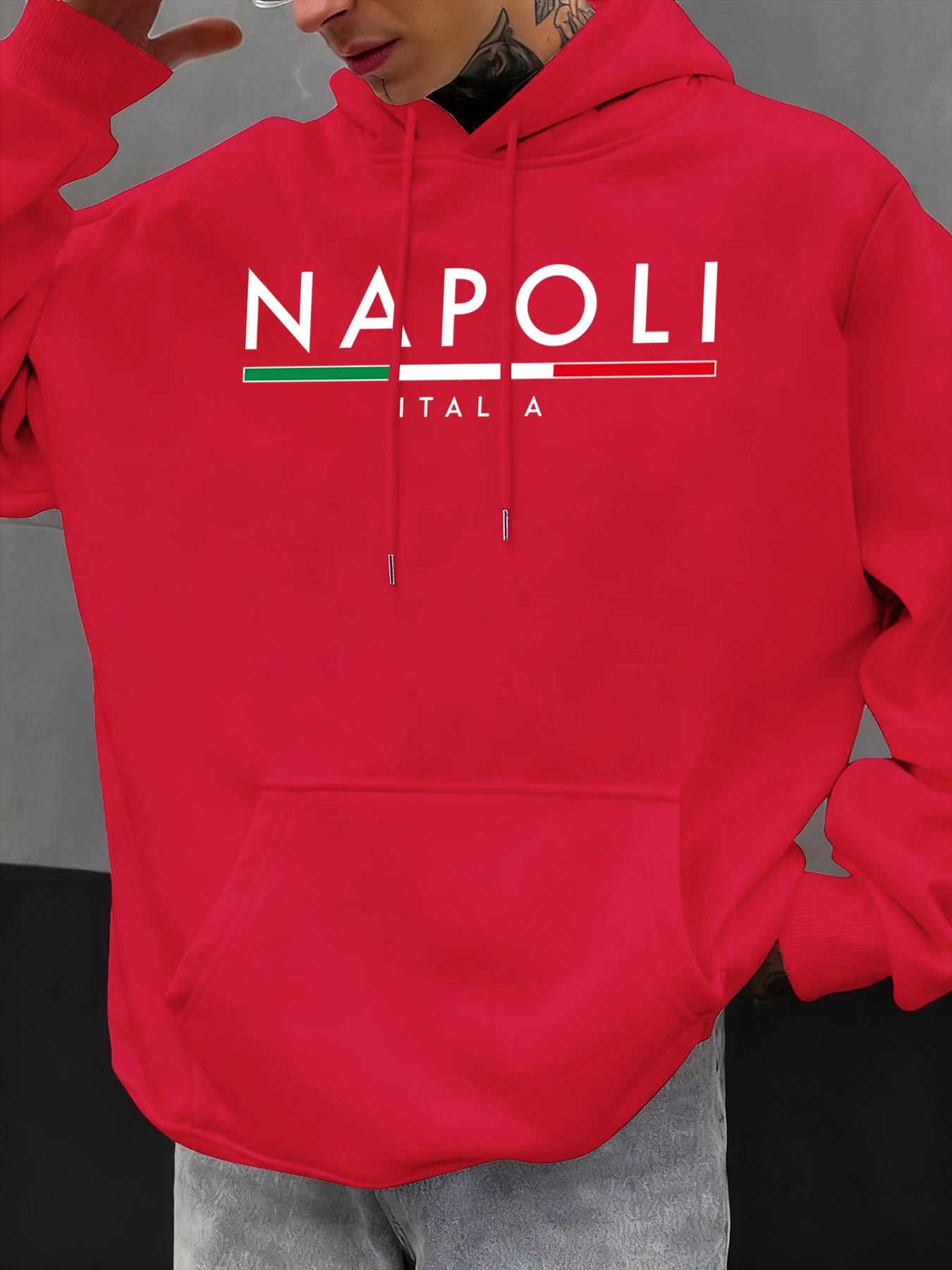 Native Land Letter Printed Cool Cotton Hoodies