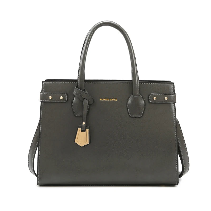 Genuine Leather Flap Cover Luxury Handbags For Women