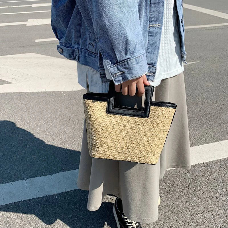 Large Straw Beach Bags