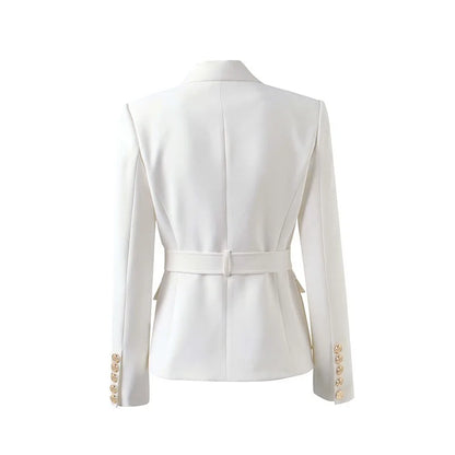 Solid Color Office Blazer for Effortless Smart Chic Workwear Street Style
