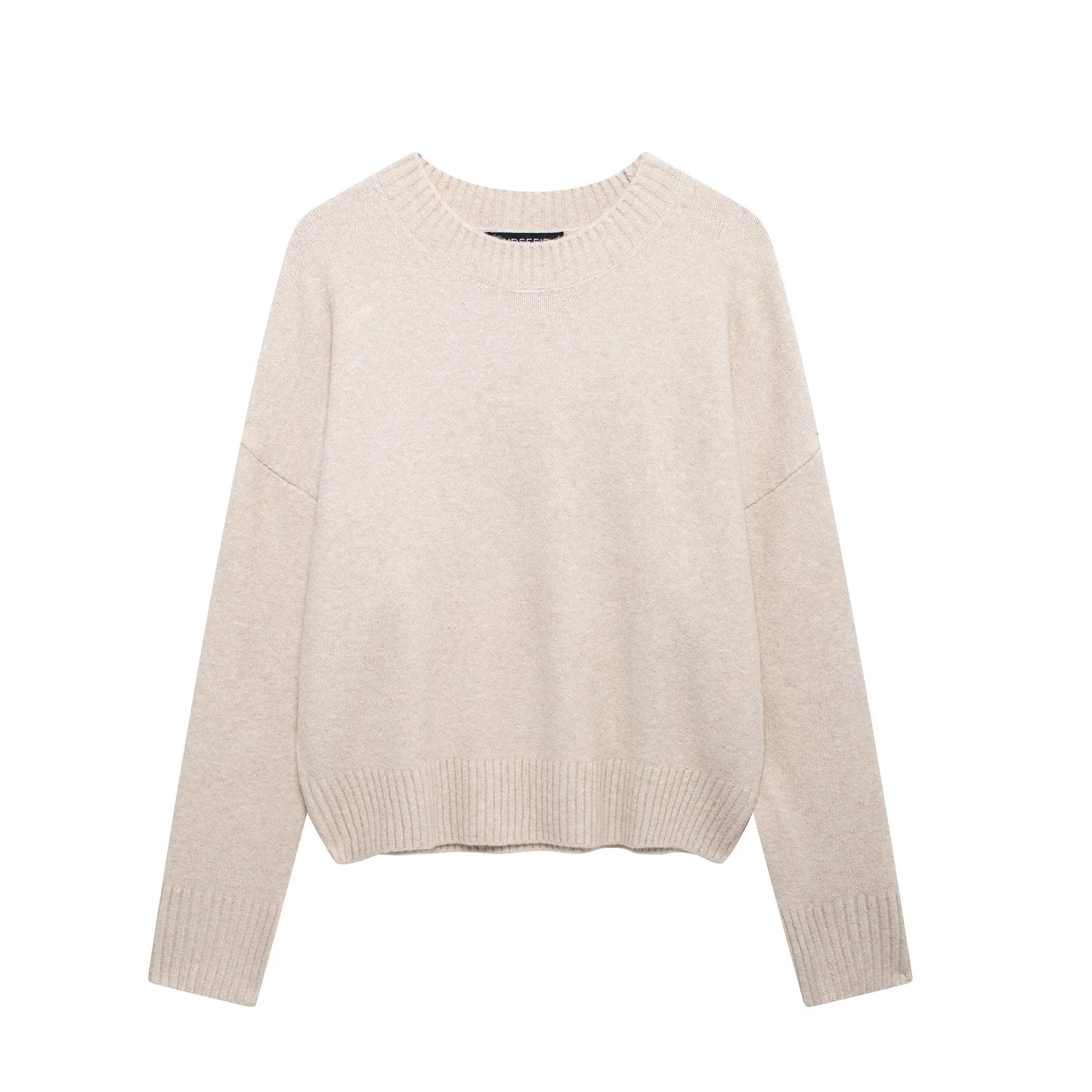 Casual Simple Solid Women Sweaters
