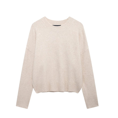 Casual Simple Solid Women Sweaters