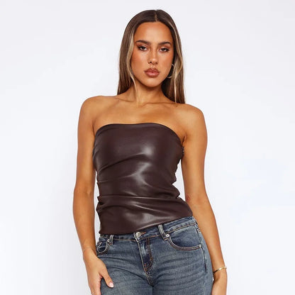 Clubwear Icon: Backless Spaghetti-Strap Crop Tank