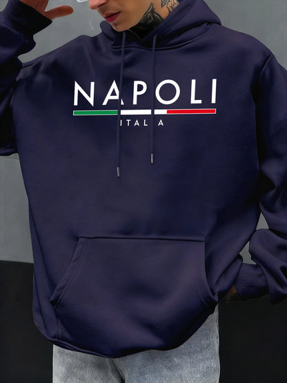 Native Land Letter Printed Cool Cotton Hoodies