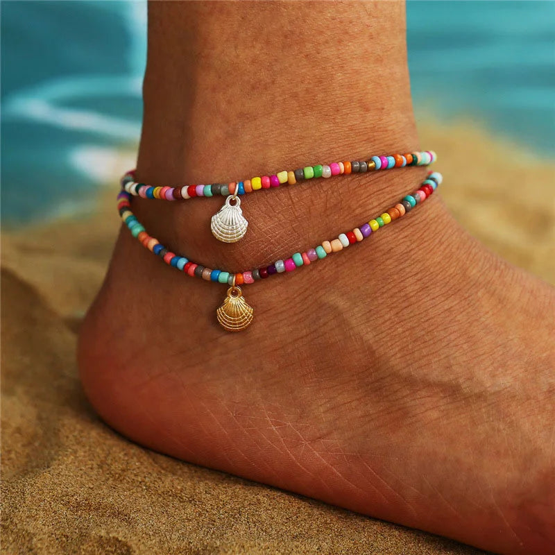 Colorful Beads Ankle Bracelet