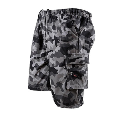 New Summer Fashion Men Casual Camouflage Military Plaid Beach Shorts