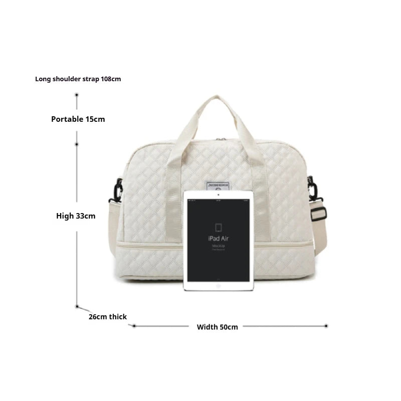 Big Belted Large Capacity Elegant Handbags