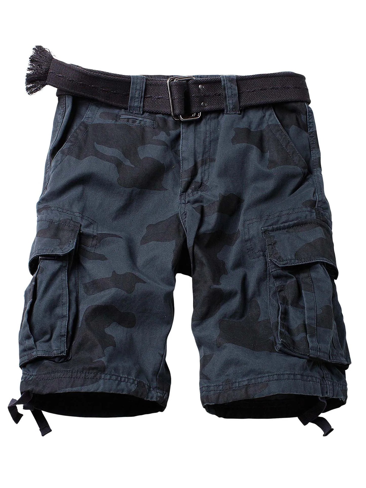 Camouflage Pattern Casual Cotton Mens Cargo Shorts