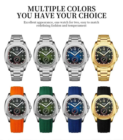 Mens 3bar Water Resistance Luxury Leather Band Watches