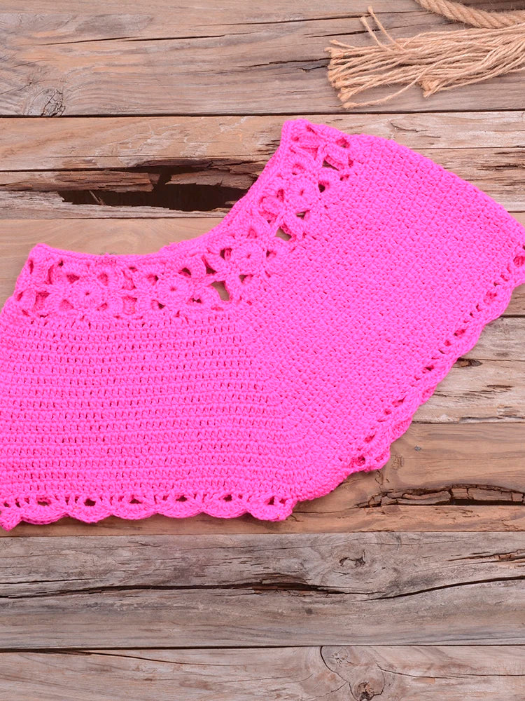 Womens Crochet Micro Brazilian Bikini Tops