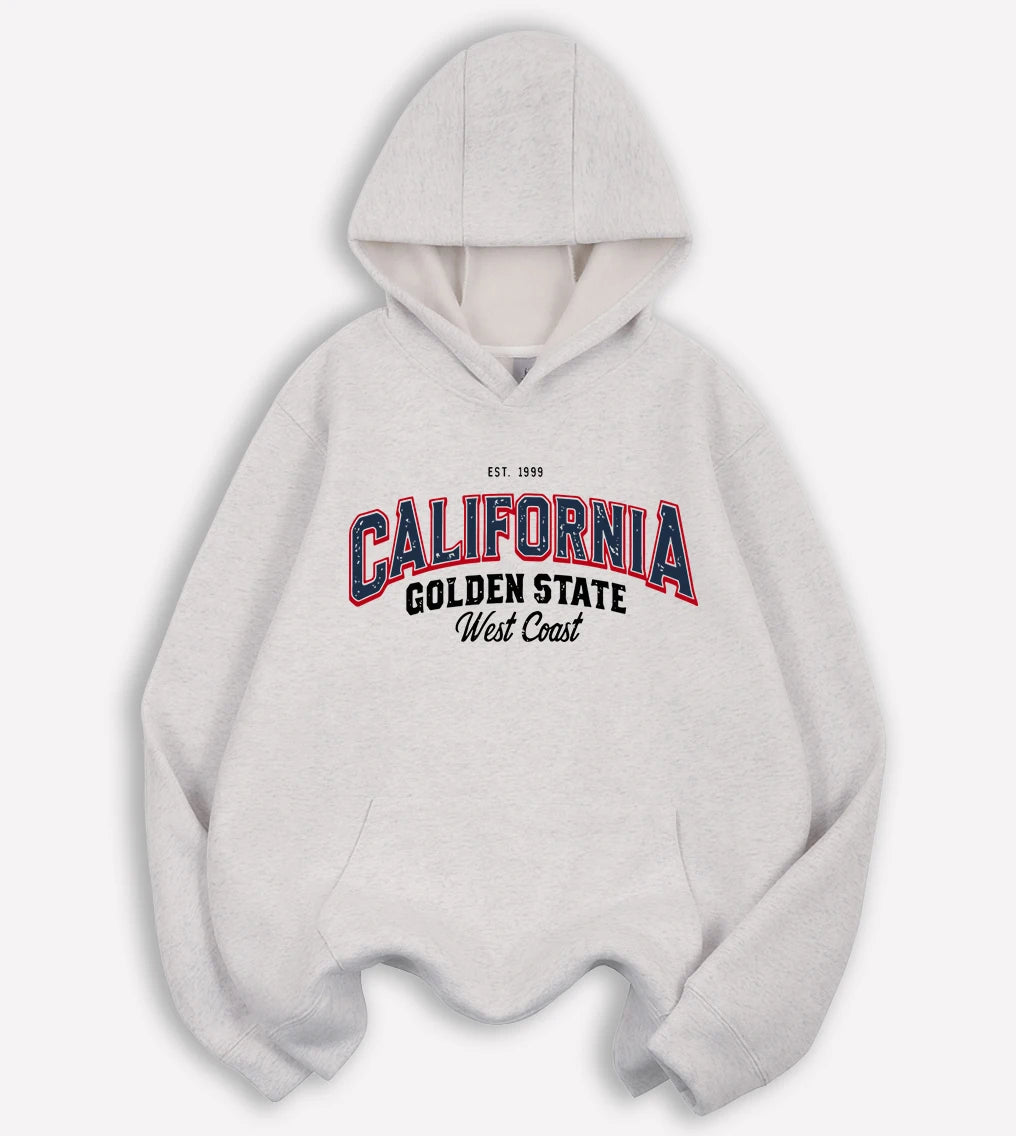 Texas State Printed Cotton Casual Hoodies