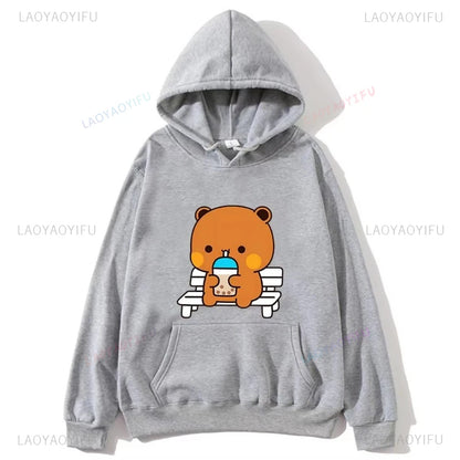 Japanese Style Cute Bear Teen Girl Hoodies