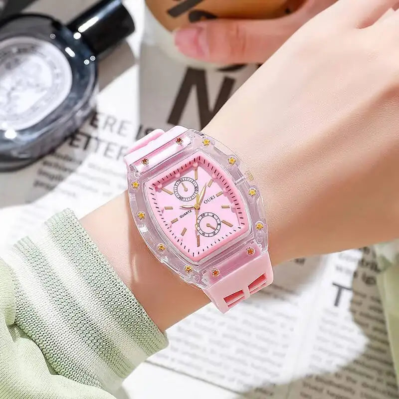 Silicone Strap Casual Mens Analog Watches