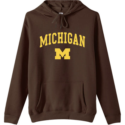 Michigan University Hoodie – Hip Hop Fleece Streetwear Unisex Pullover