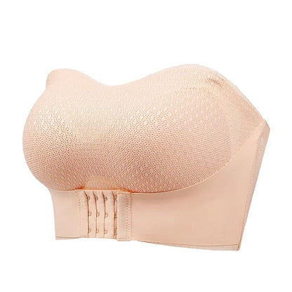 Strapless Front Closure Push Up Bra For Women