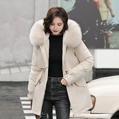 Winter Woolen Coat For Women Casual Windproof Outerwear Cozy Autumn Jacket Fashionable Clothing