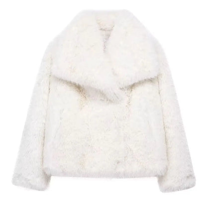 2025 Winter Sweater For Women Fox Fur Cuff Cardigan 100 Wool High Collar Pullover Soft Warm Fashion