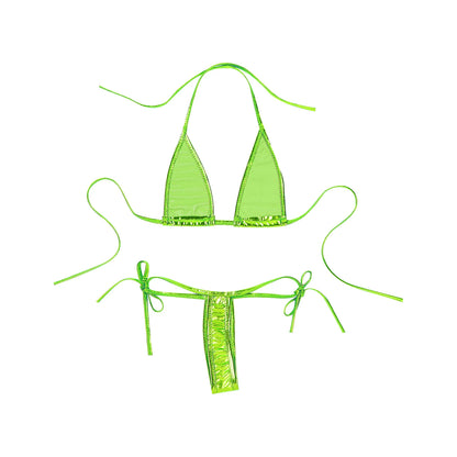 Womens High Waist Triangle Brazilian Bikini