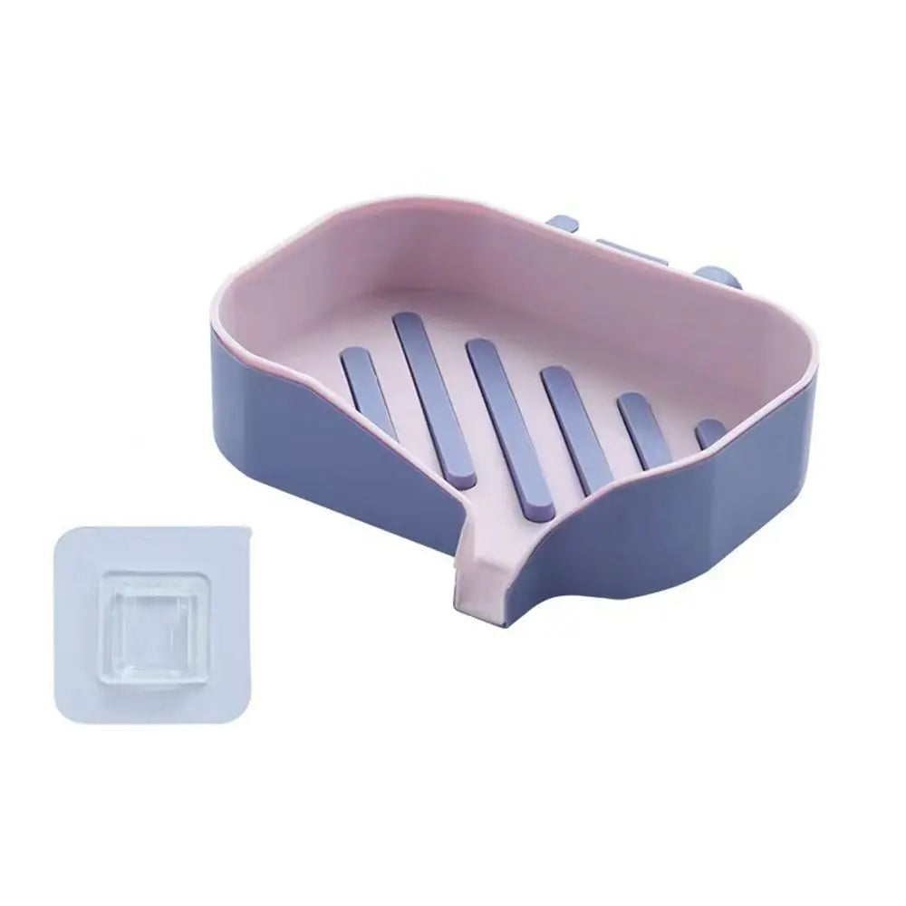 New Transparent Plastic Wall Mounted Drain Soap Box