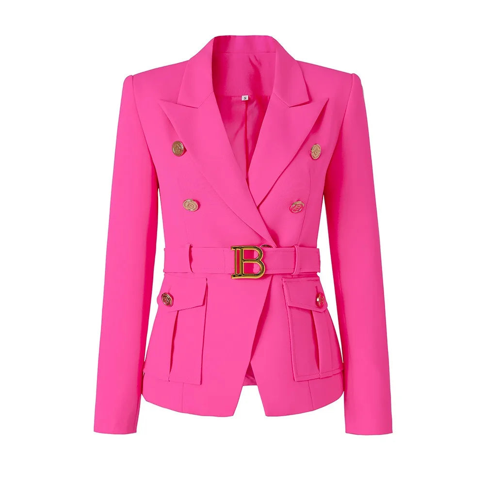 Solid Color Office Blazer for Effortless Smart Chic Workwear Street Style