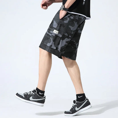 Casual Summer Style Mens Cotton Camouflage Shorts