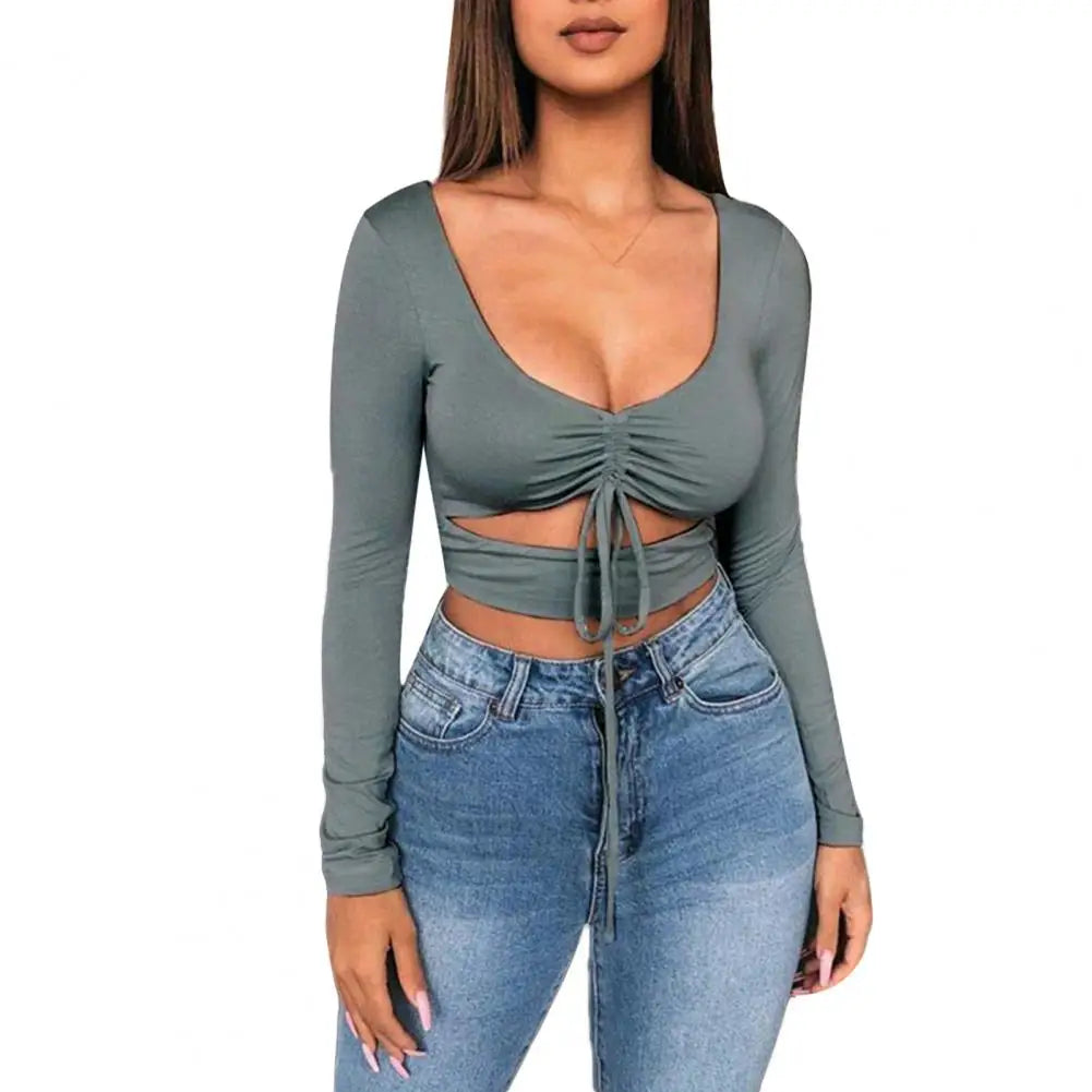 Minimalist Chic: Ribbed Super Cropped Top