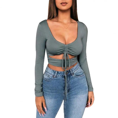 Minimalist Chic: Ribbed Super Cropped Top