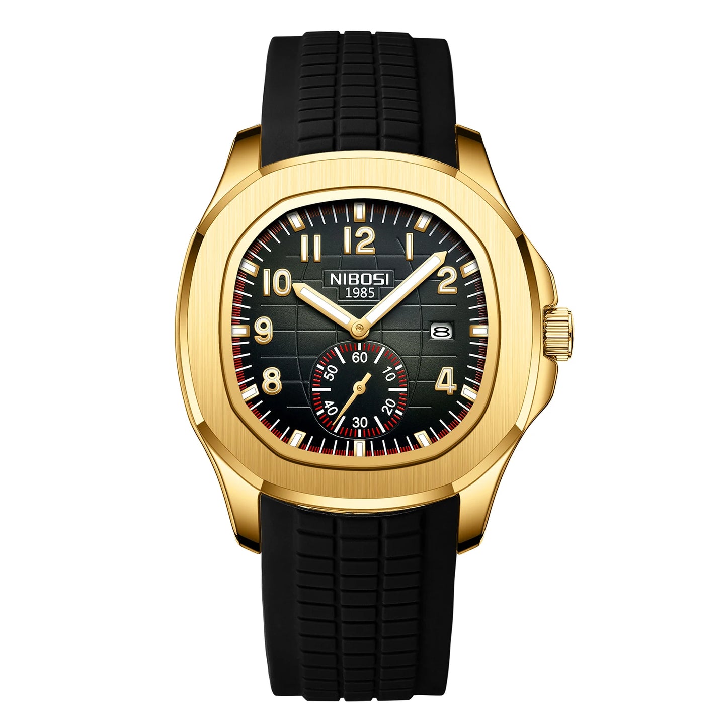 Mens 3bar Water Resistance Luxury Leather Band Watches