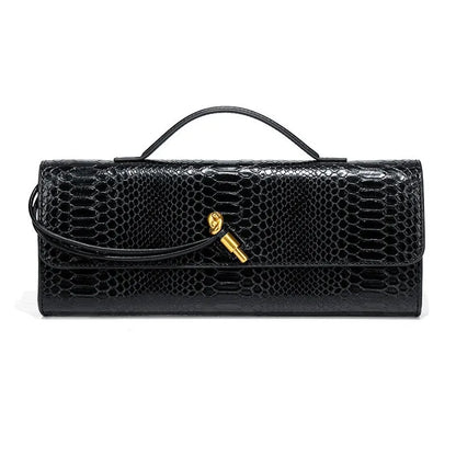 Luxury Snake Skin Style Designer Handbags For Women