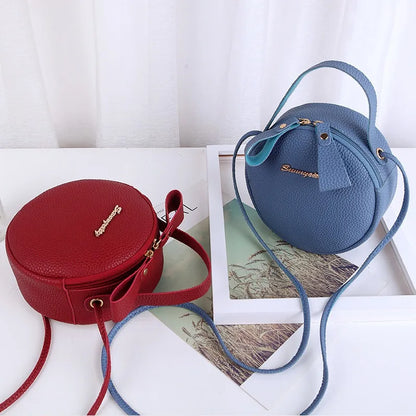 Womens Casual Circular Soft Handbags