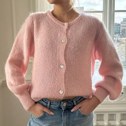 Casual Soft Single Breasted Cardigan Sweater