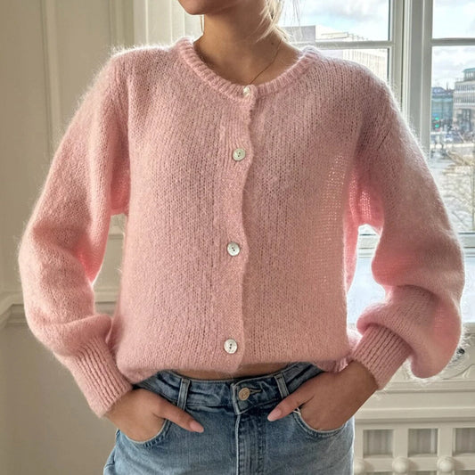 Casual Soft Single Breasted Cardigan Sweater
