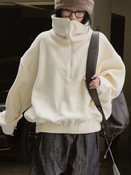 Japanese Style High Quality Warm Sweatshirts For Winter