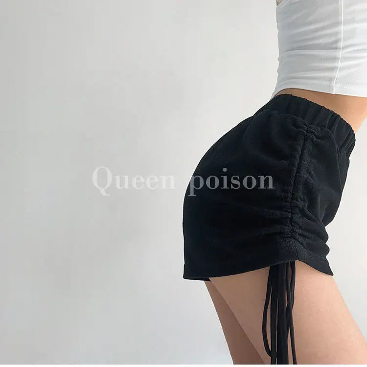 Drawstring Loose Outdoor Sports Shorts For Women