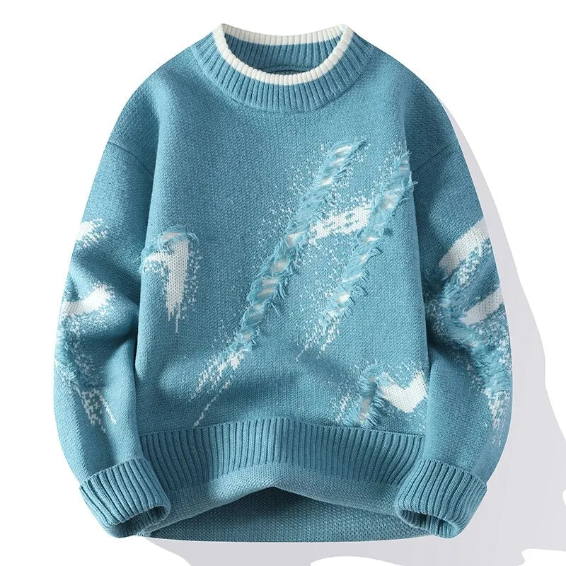 Cartoon Cloud Companions Sweater