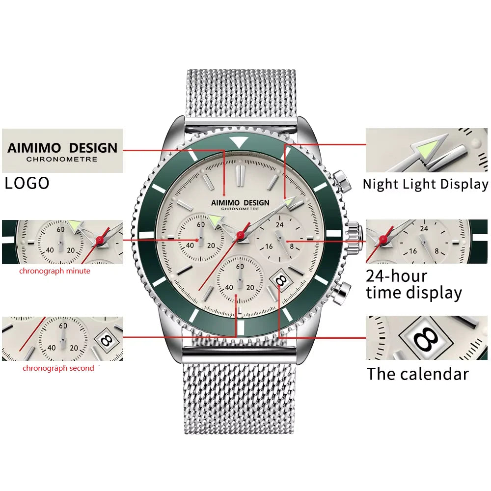 Mens Waterproof Simple Look Analog Watch