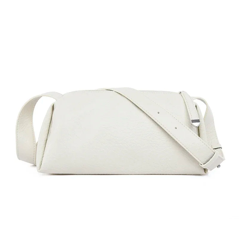 Womens Simple De Lux Soft Genuine Leather Handbags