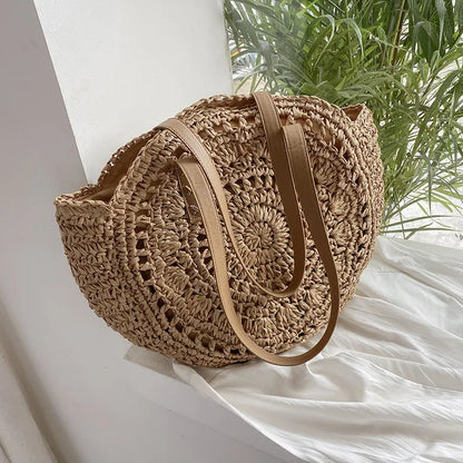 Large Straw Beach Bags