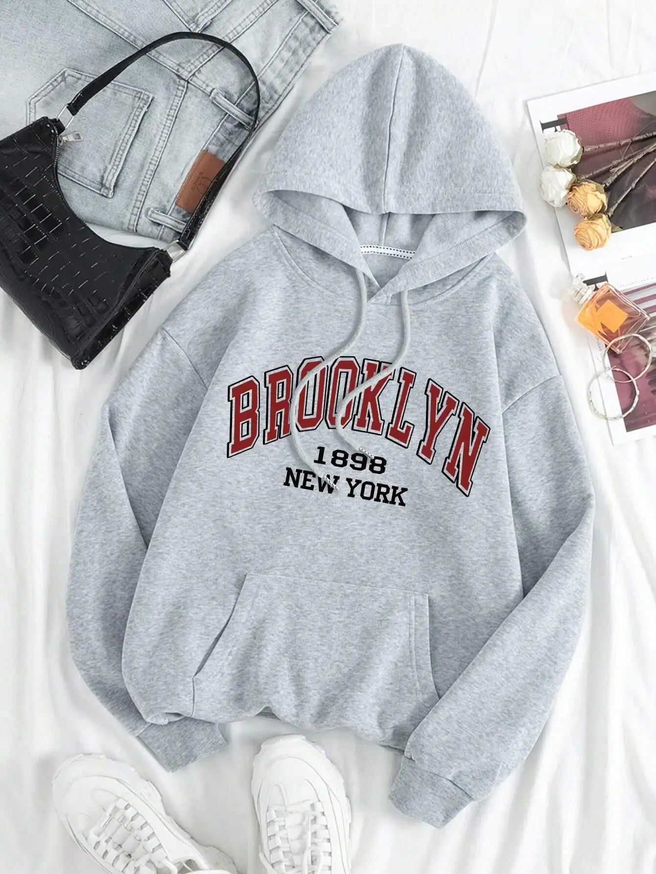 Adventure Life Brooklyn New York Printed Women Sweatshirt