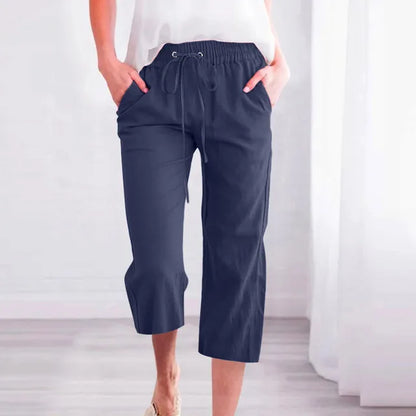 Classic Comfortable Cotton Capris