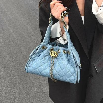 Black Luxury Large Capacity Genuine Leather Handbag For Women