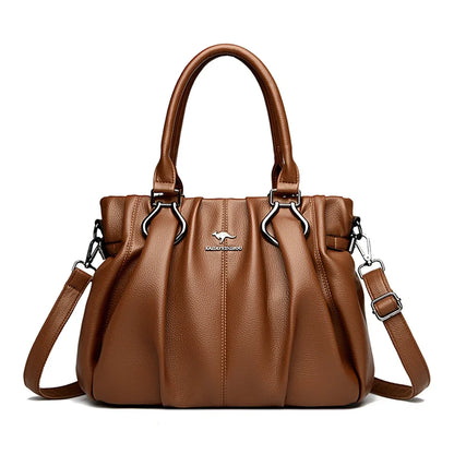 Designer Luxury Genuine Leather Soft Tote Bags For Women