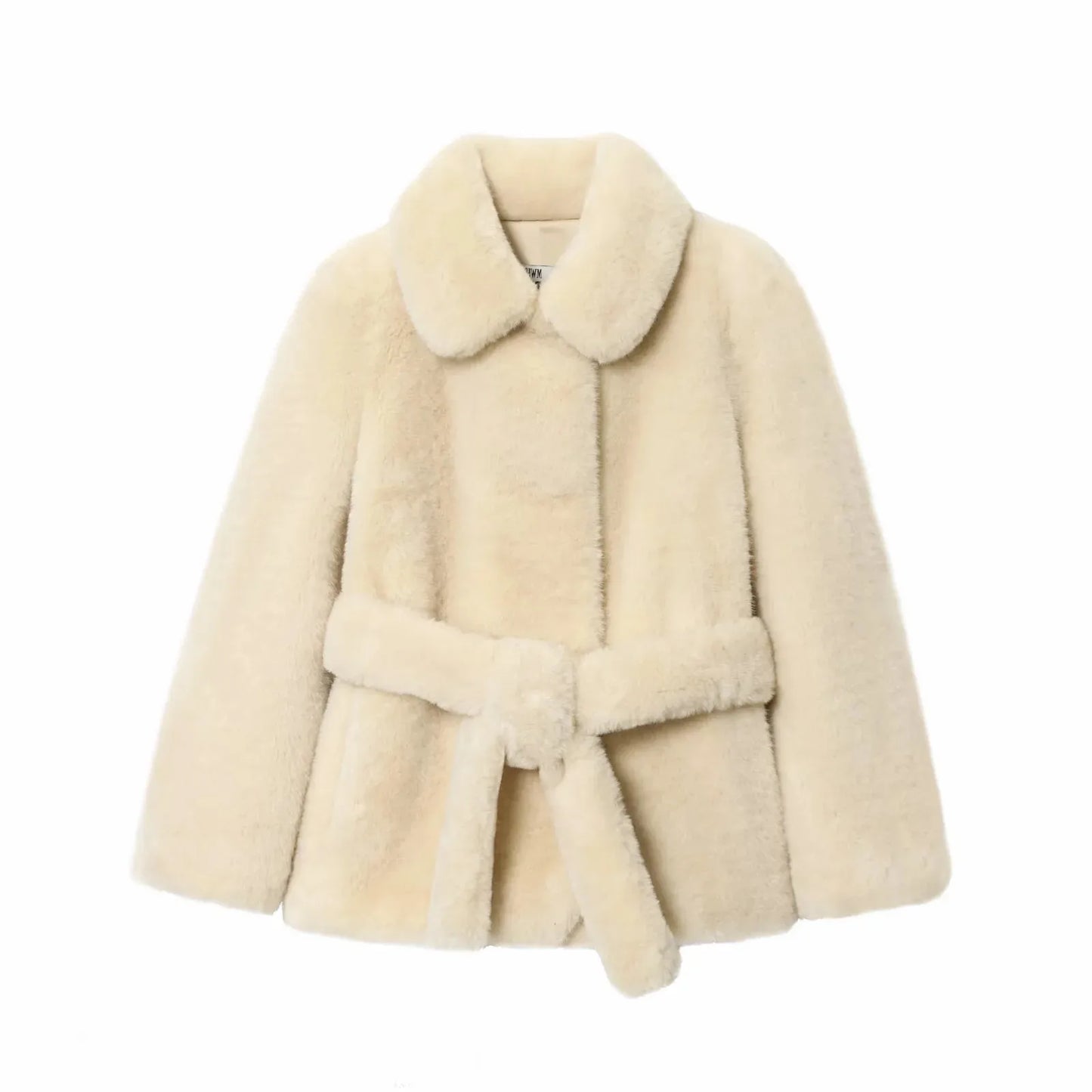 Fluffy Thick Faux Fur Overcoat For Women
