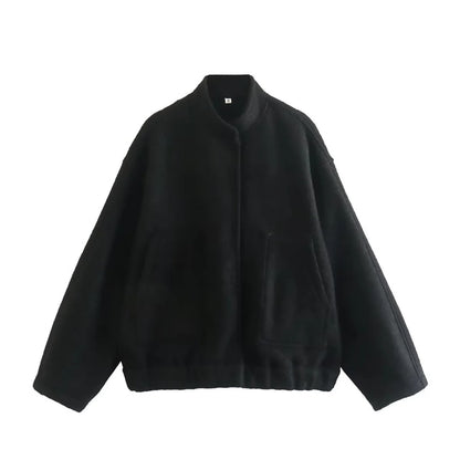 New Winter Fashion Oversized Bomber Jackets