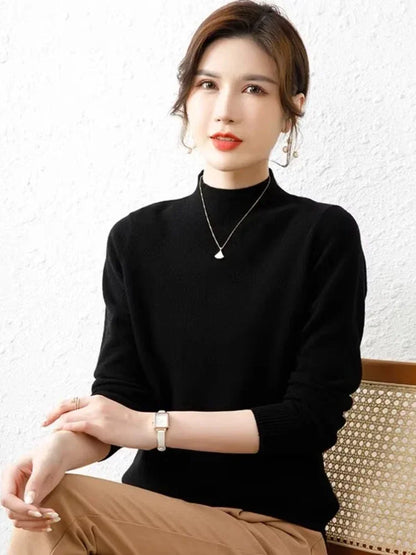 Womens Femme Korean Style Rustic Vintage Style Winter Sweaters