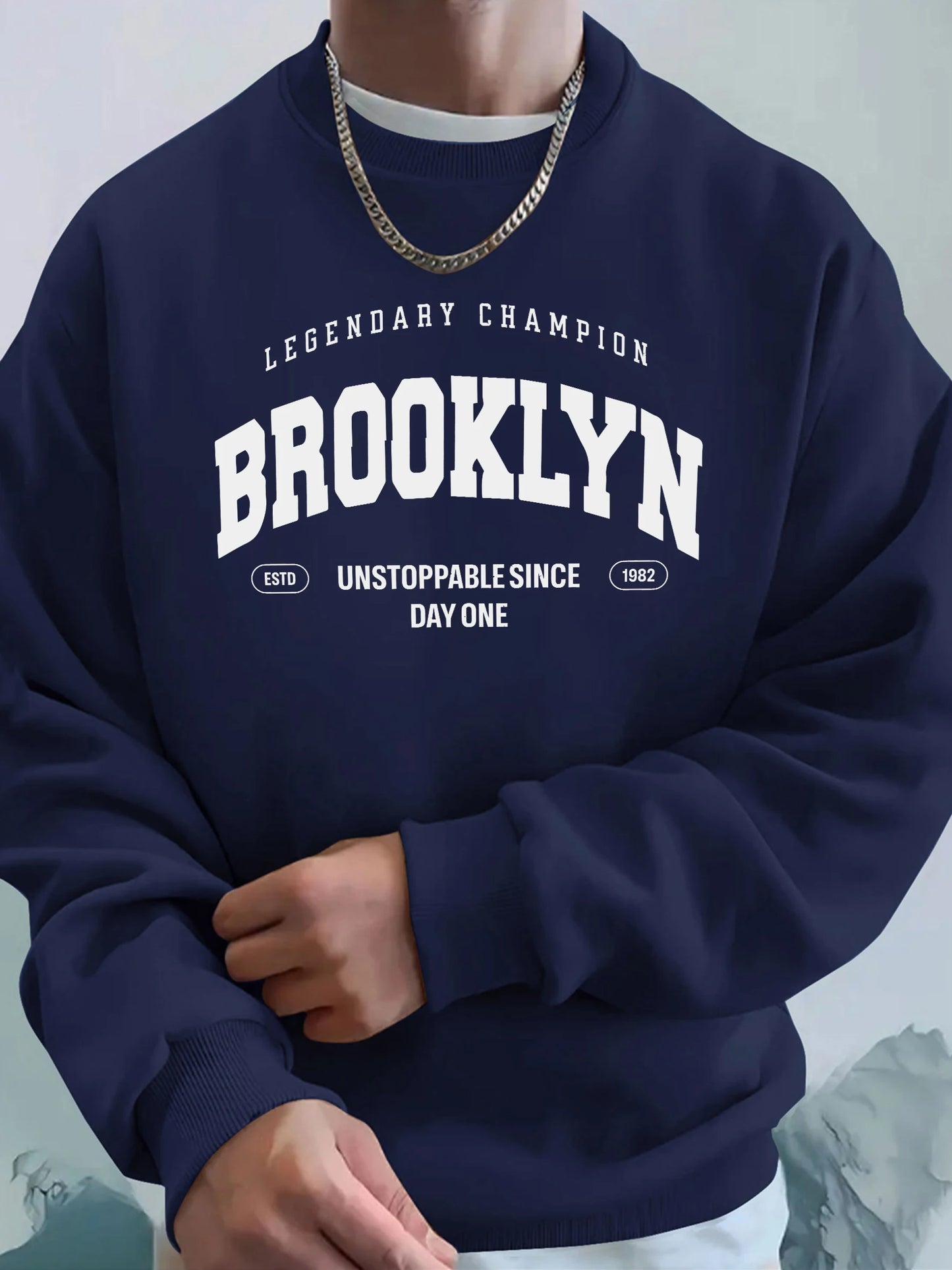 Womens Casual Superior Brooklyn Print Sweatshirts